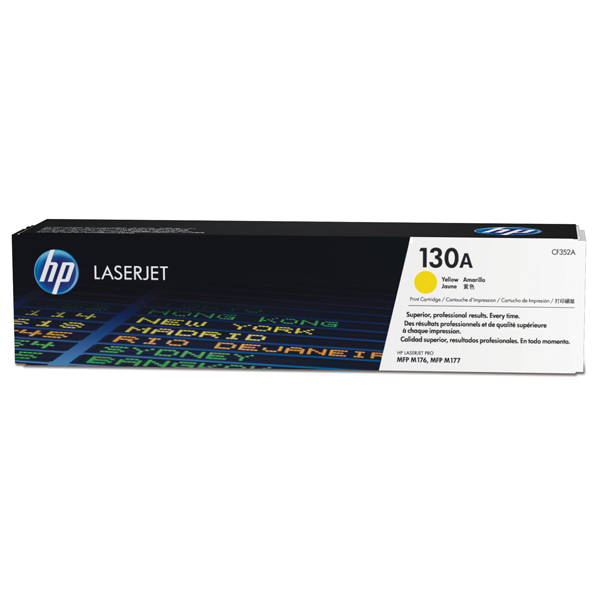 MD_HPCF352A Hp - Toner originale - 130A - Giallo - CF352A - 1.000 pag - immagine 1