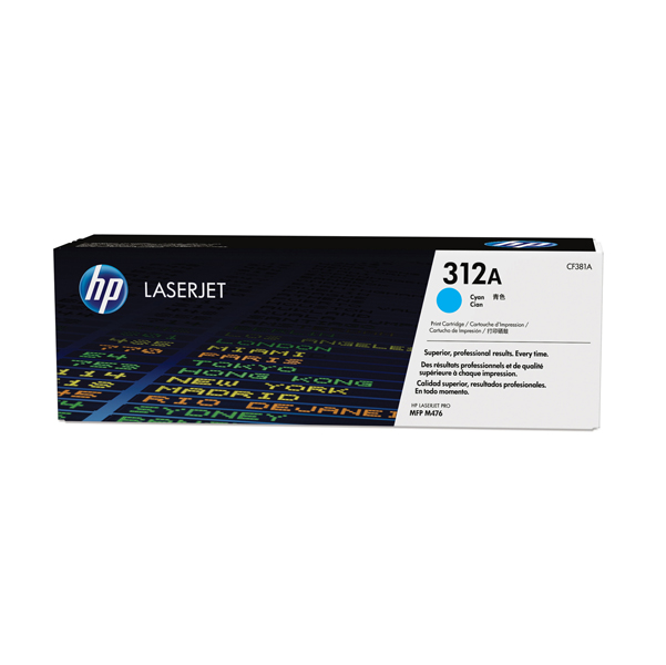 MD_HPCF381A Hp - Toner originale - 312A - Ciano - CF381A - 2.700 pag - immagine 1