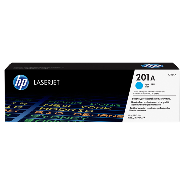 MD_HPCF401A Hp - Toner originale - 201A - Ciano - CF401A - 1.330 pag - immagine 1