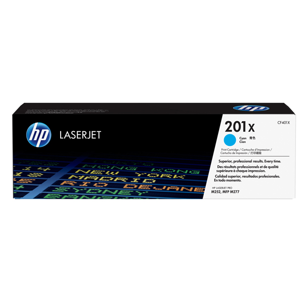 MD_HPCF401X Hp - Toner originale - 201X - Ciano - CF401X - 2.300 pag - immagine 1