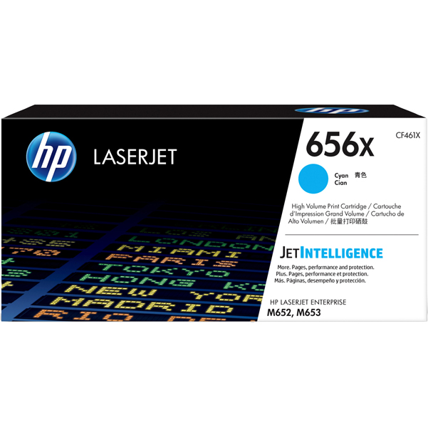 MD_HPCF461X Hp - Toner originale - 656X - Ciano - CF461X - 22.000 pag - immagine 1