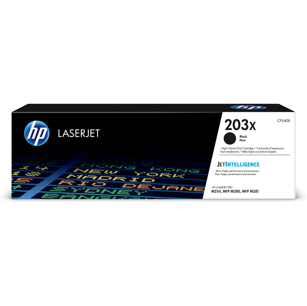 MD_HPCF540X Hp - Toner originale - 203X - Nero - CF540X - 3.200 pag - immagine 1