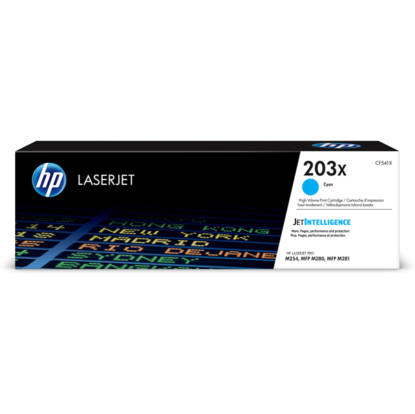 MD_HPCF541X Hp - Toner originale - 203X - Ciano - CF541X - 2.500 pag - immagine 1