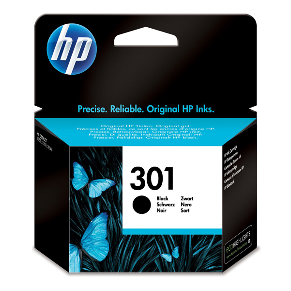 MD_HPCH561EE Hp - Cartuccia ink originale- 301 - Nero - CH561EE - 190 pag - immagine 1