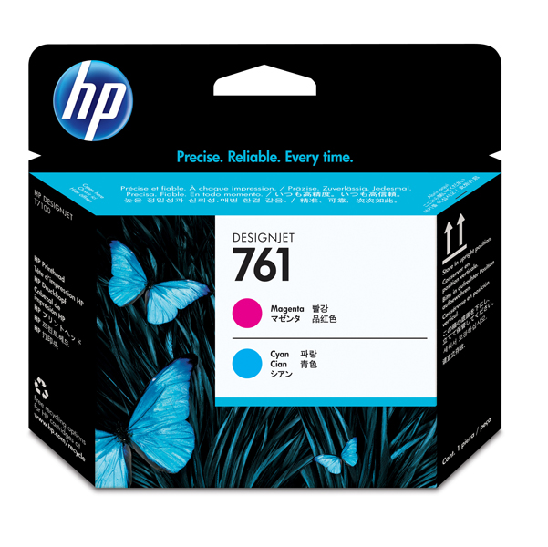 MD_HPCH646A Hp - Testina originale- 761 - Magenta / Ciano - CH646A - 400 pag - immagine 1