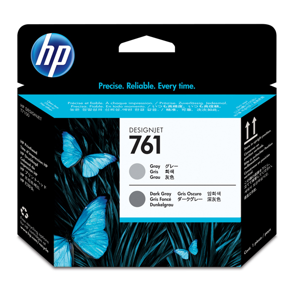 MD_HPCH647A Hp - Testina originale - 761 - Grigio / Grigio scuro - CH647A - 400 pag - immagine 1