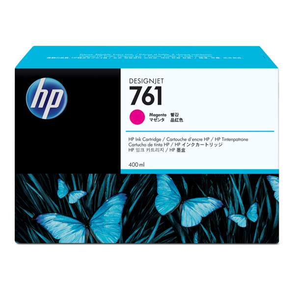 MD_HPCM993A Hp - Cartuccia ink originale - 761 - Magenta - CM993A - 400ml - immagine 1