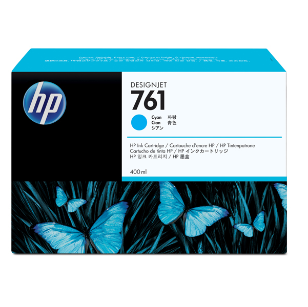 MD_HPCM994A Hp - Cartuccia ink originale - 761 - Ciano - CM994A - 400ml - immagine 1
