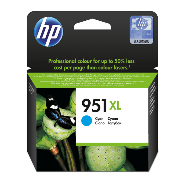 MD_HPCN046AE Hp - Cartuccia ink originale - 951XL - Ciano - CN046AE - 1.500 pag - immagine 1