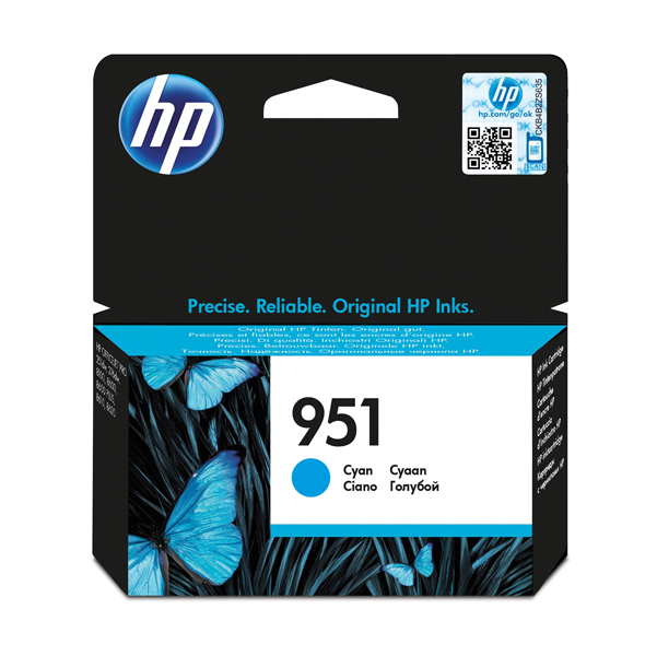 MD_HPCN050AE Hp - Cartuccia ink originale - 951 - Ciano - CN050AE - 700 pag - immagine 1