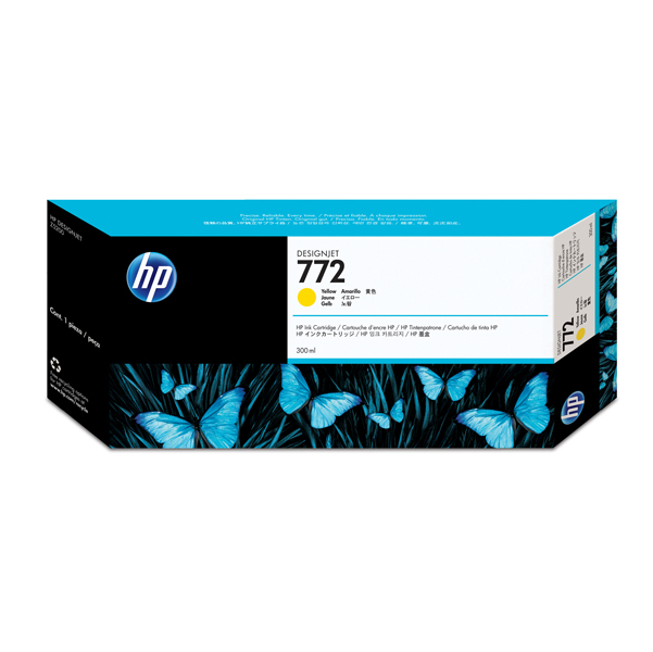 MD_HPCN630A Hp - Cartuccia ink originale - 772 - Giallo - CN630A - 300ml - immagine 1