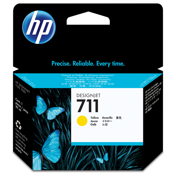 MD_HPCZ132A Hp - Cartuccia ink originale - 711 - Giallo - CZ132A - 29ml - immagine 1