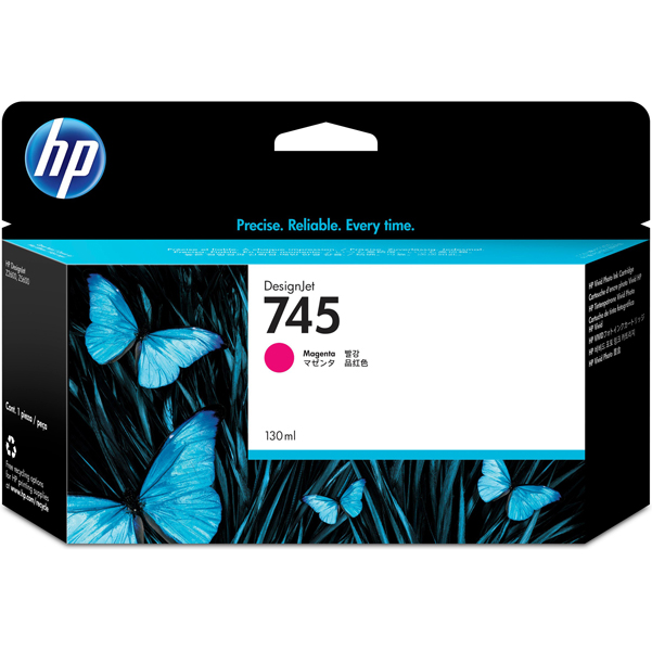 MD_HPF9J95A Hp - Cartuccia ink originale - 745 - Magenta - F9J95A - 130ml - immagine 1