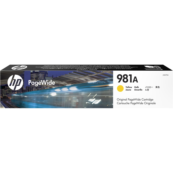 MD_HPJ3M70A Hp - Cartuccia ink originale - 981A - Giallo - J3M70A - 6.000 pag - immagine 1