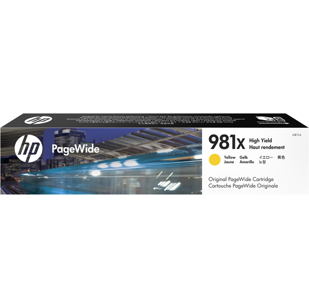 MD_HPL0R11A Hp - Cartuccia ink originale - 981X - Giallo - L0R11A - 10.000 pag - immagine 1