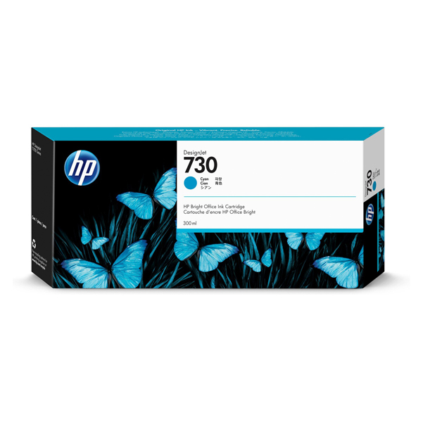 MD_HPP2V68A Hp - Cartuccia ink originale - 730 - Ciano - P2V68A - 300ml - immagine 1