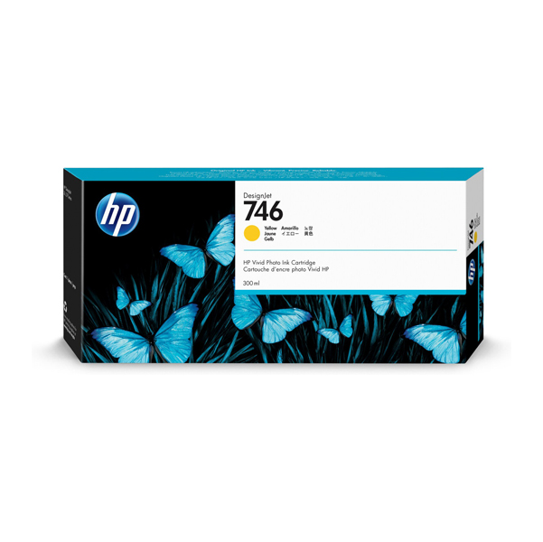 MD_HPP2V79A Hp - Cartuccia ink originale - 746 - Giallo - P2V79A - 300ml - immagine 1