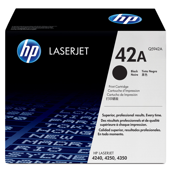 MD_HPQ5942A Hp - Toner originale - 42A - Nero - Q5942A - 10.000 pag - immagine 1