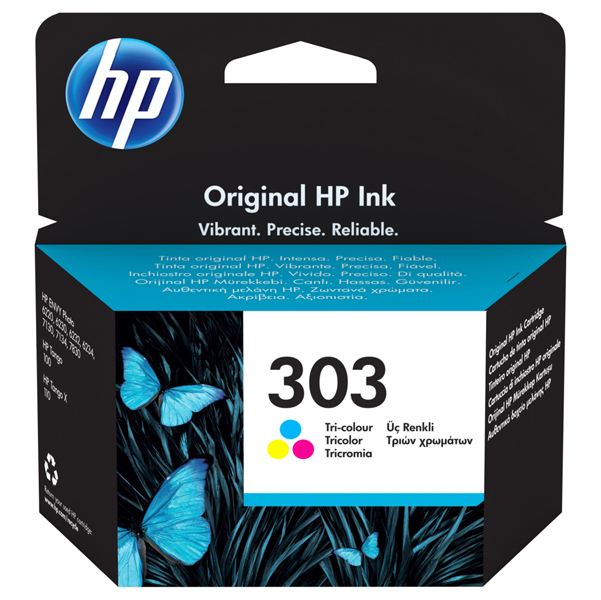 MD_HPT6N01AE Hp - Cartuccia ink originale- 303 - C/M/Y - T6N01AE - 165 pag - immagine 1