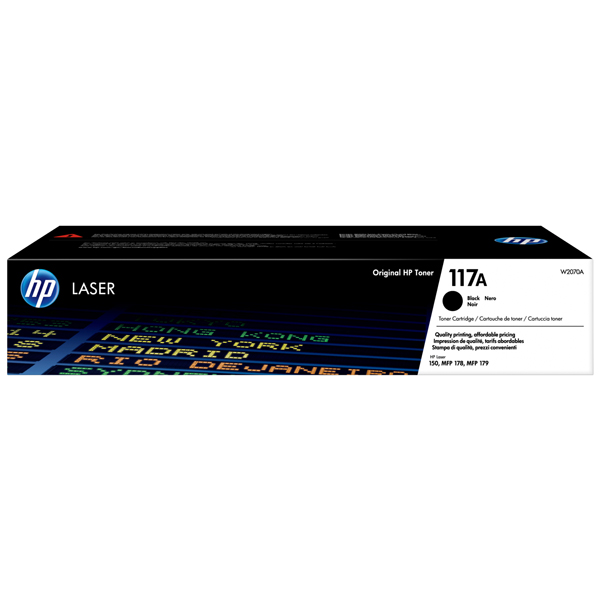 MD_HPW2070A Hp - Toner originale - 117A - nero - W2070A - 1.000 pag - immagine 1