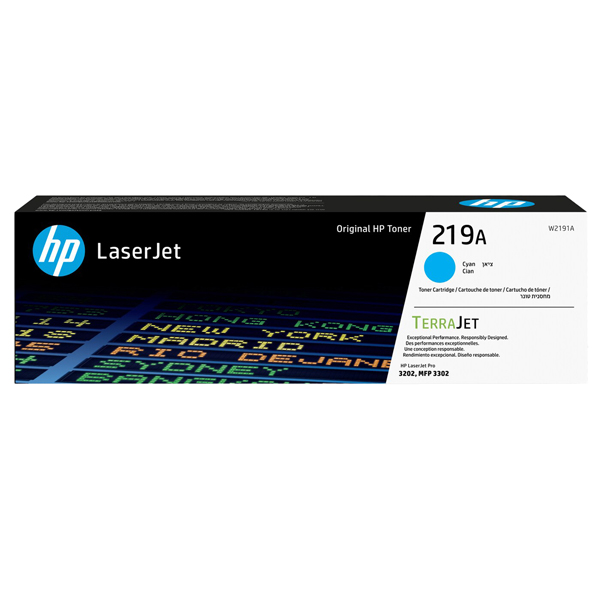 MD_HPW2191A Hp - Toner originale - 219A - Ciano - W2191A - 1.200 pag - immagine 1