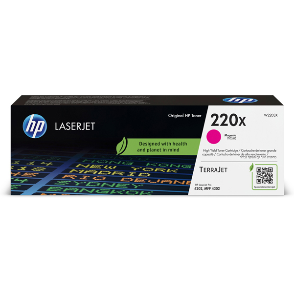 MD_HPW2203X Hp - Toner originale LaserJet HP 220X - Magenta - W2203X - 5.500 pag - immagine 1