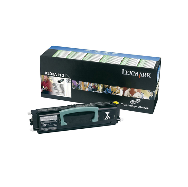 MD_IBM0X203A11G Lexmark - Toner - Nero - X203A11G - return program - 2.500 pag - immagine 1
