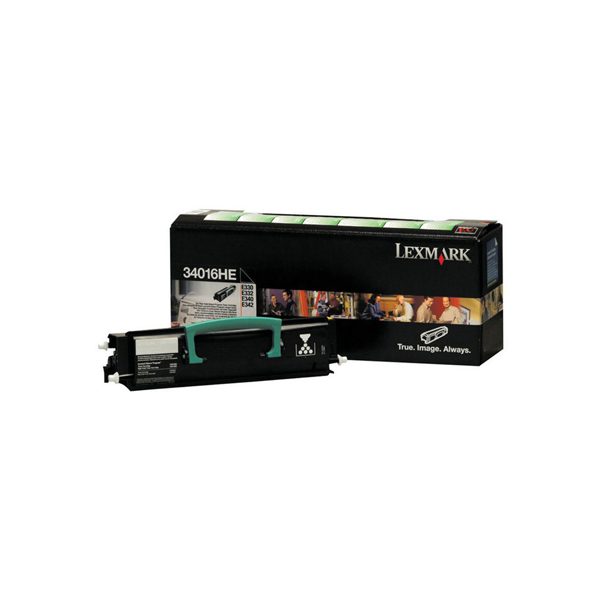 MD_IBM34016HE Lexmark - Toner - Nero - 34016HE - return program - 6.000 pag - immagine 1