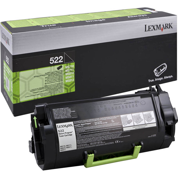 MD_IBM52D2000 Lexmark - Toner - Nero - 52D2000 - return program - 6.000 pag - immagine 1