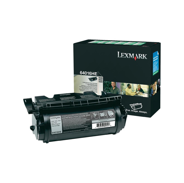 MD_IBM64016HE Lexmark - Toner - Nero - 64016HE - return program - 21.000 pag - immagine 1