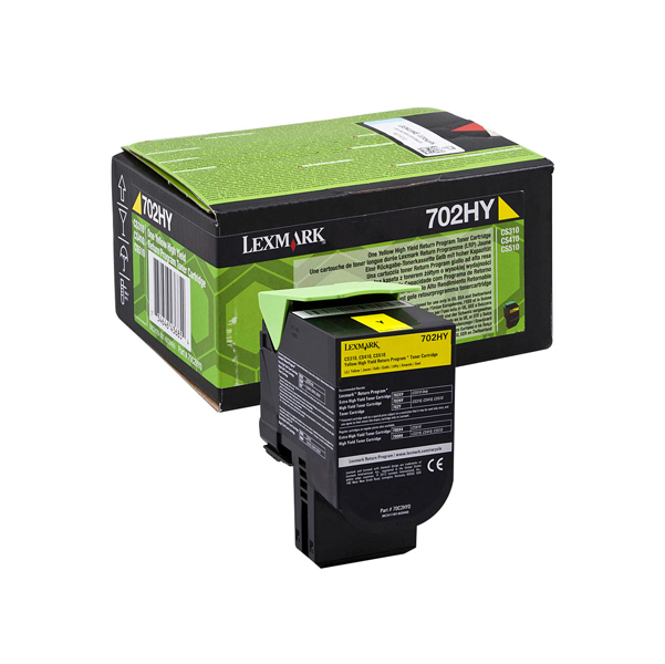 MD_IBM70C2HY0 Lexmark - Toner - Giallo - 70C2HY0 - return program - 3.000 pag - immagine 1