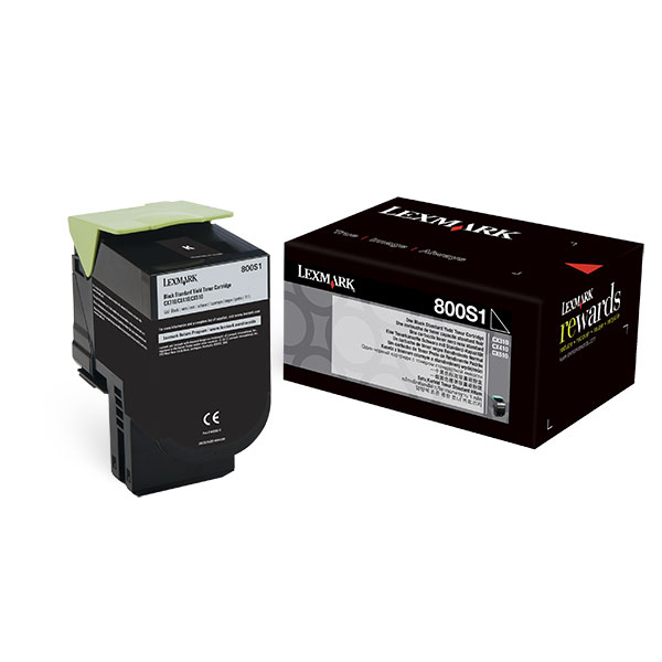 MD_IBM80C0S10 Lexmark - Toner - Nero - 80C0S10 - 2.500 pag - immagine 1