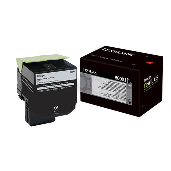 MD_IBM80C0X10 Lexmark - Toner - Nero - 80C0X10 - 8.000 pag - immagine 1