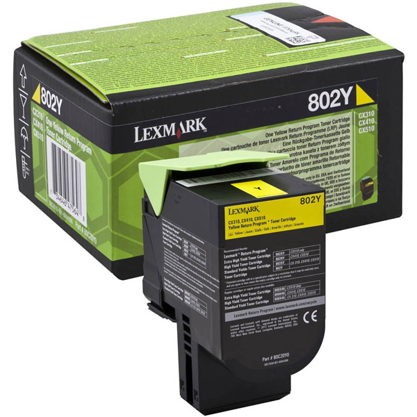 MD_IBM80C20Y0 Lexmark - Toner - Giallo - 80C20Y0 - return program - 1.000 pag - immagine 1