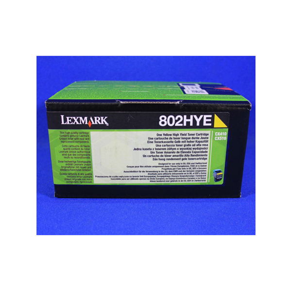 MD_IBM80C2HYE Lexmark - Toner - Giallo - 80C2HYE - 3.000 pag - immagine 1