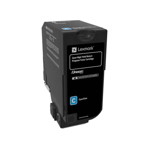 MD_IBM84C2HC0 Lexmark - Toner - Ciano - 84C2HC0 - return program - 16.000 pag - immagine 1