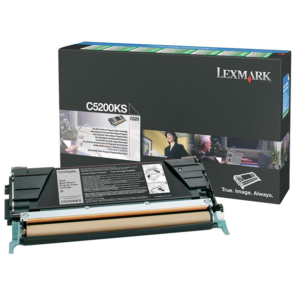 MD_IBMC5200KS Lexmark - Toner - Nero - C5200KS - return program - 1.500 pag - immagine 1