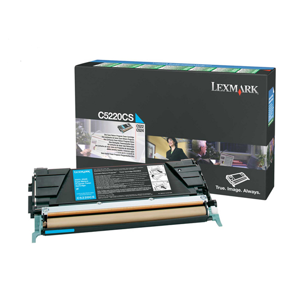 MD_IBMC5220CS Lexmark - Toner - Ciano - C5220CS - return program - 3.000 pag - immagine 1