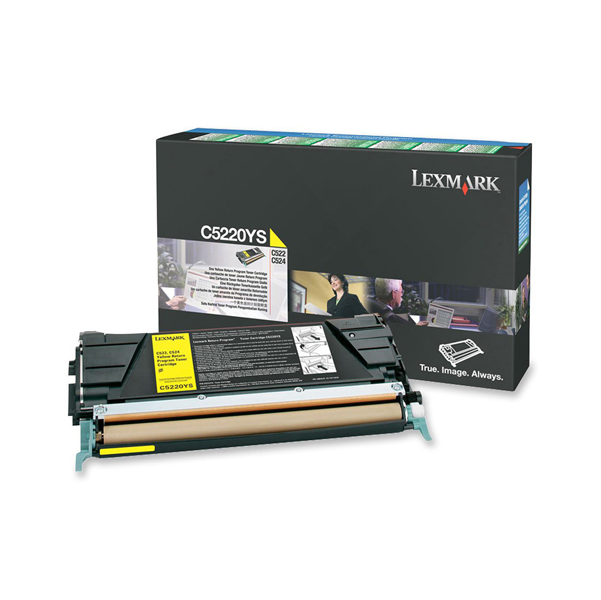 MD_IBMC5220YS Lexmark - Toner - Giallo - C5220YS - return program - 3.000 pag - immagine 1