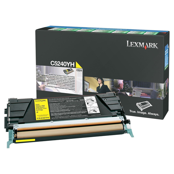 MD_IBMC5240YH Lexmark - Toner - Giallo - C5240YH - return program - 5.000 pag - immagine 1