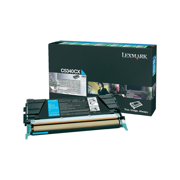 MD_IBMC5340CX Lexmark - Toner - Ciano - C5340CX - return program - 7.000 pag - immagine 1