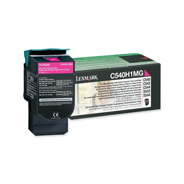 MD_IBMC540H1MG Lexmark - Toner - Magenta - C540H1MG - return program - 2.000 pag - immagine 1