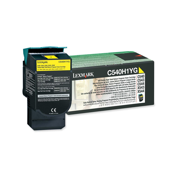 MD_IBMC540H1YG Lexmark - Toner - Giallo - C540H1YG - return program - 2.000 pag - immagine 1