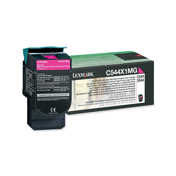 MD_IBMC544X1MG Lexmark - Toner - Magenta - C544X1MG - return program - 4.000 pag - immagine 1