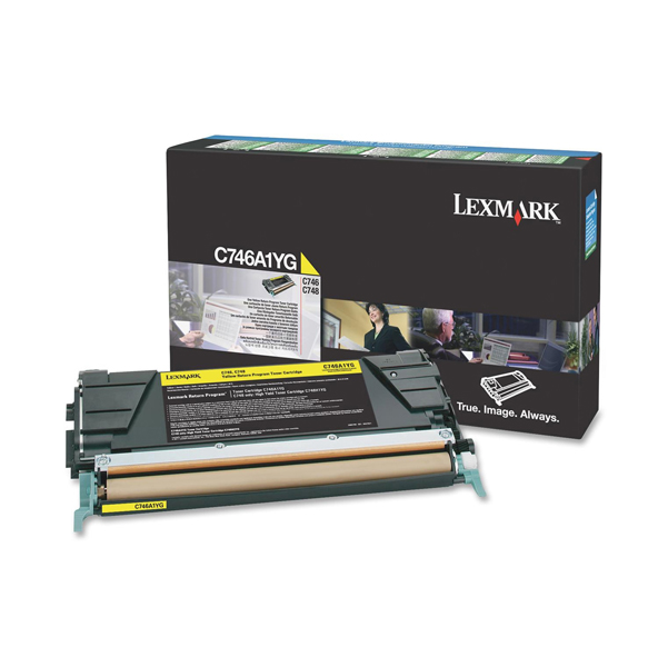 MD_IBMC746A1YG Lexmark - Toner - Giallo - C746A1YG - return program - 7.000 pag - immagine 1