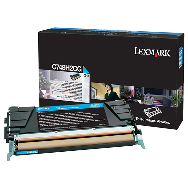 MD_IBMC748H2CG Lexmark - Toner - Ciano - C748H2CG - non return program - 10.000 pag - immagine 1