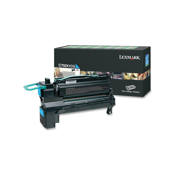 MD_IBMC792X1CG Lexmark - Toner - Ciano - C792X1CG - return program - 20.000 pag - immagine 1