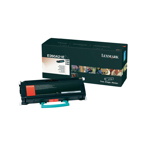 MD_IBME260A21E Lexmark - Toner - Nero - E260A21E - non return program - 3.500 pag - immagine 1