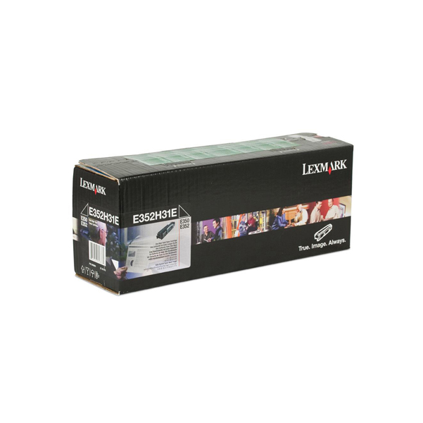 MD_IBME352H31E Lexmark - Toner - Nero - E352H31E - return program - 9.000 pag - immagine 1