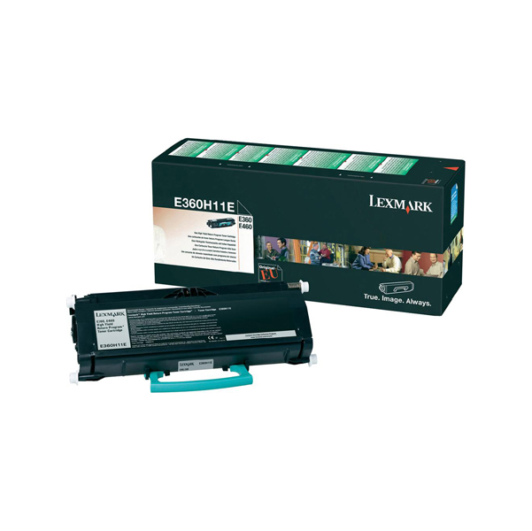 MD_IBME360H11E Lexmark - Toner - Nero - E360H11E - return program - 9.000 pag - immagine 1